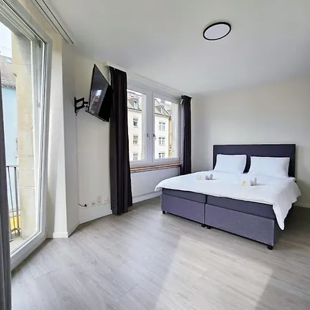 Downtown Deluxe With Queen Bed Be-46 아파트 취리히