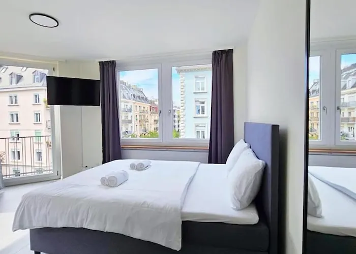 Downtown Deluxe With Queen Bed Be-46 Zúrich